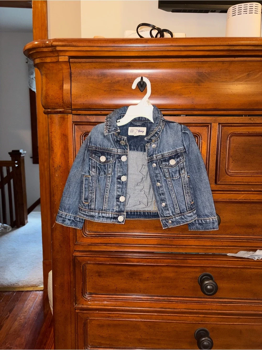 Baby Gap Disney Minnie Mouse Denim Jean Jacket Toddler 18-24 Months NWT